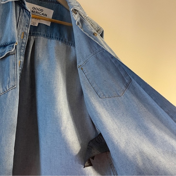 ZARA Good American Collection Edition 2022 Denim Shirt - Picture 7 of 10